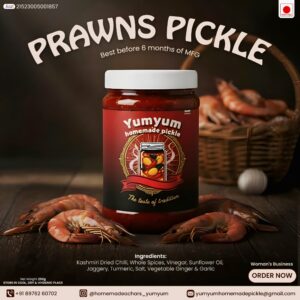 YumYum Homemade Prawns Balchao Pickle